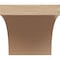 Ekena Millwork 12"W x 12"D x 12"H Wide Stockport Rough Cedar Woodgrain TimberThane Corbel, Primed Tan CORUR12X12X12STORCPR - alternate 3